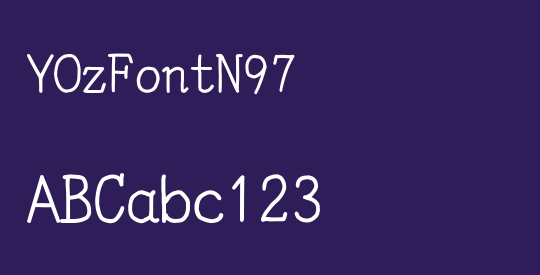 YOzFontN97