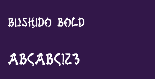 Bushido Bold