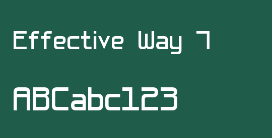 Effective Way 7
