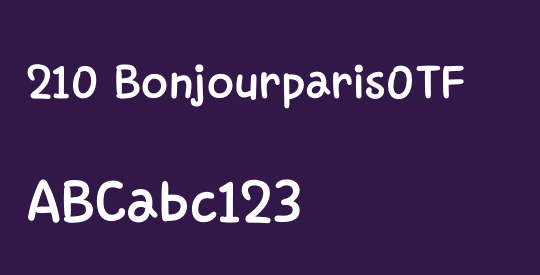210 BonjourparisOTF
