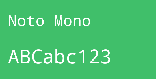 Noto Mono