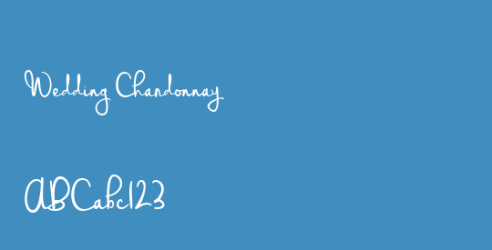 Wedding Chardonnay
