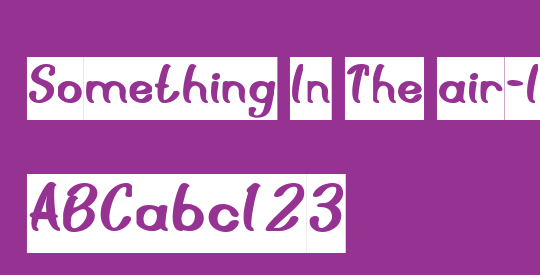 Something In The air-Inverse