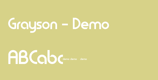 Grayson - Demo