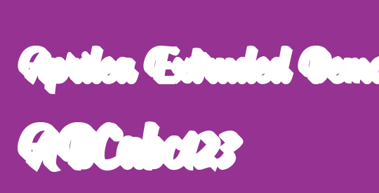 Aprilea Extruded Demo