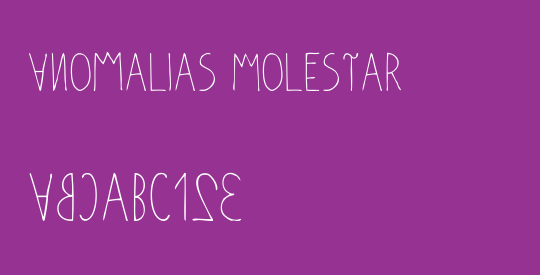 Anomalias Molestar