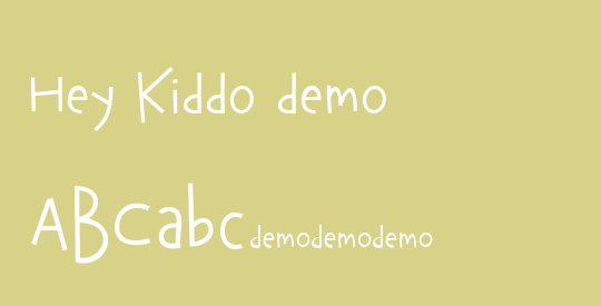 Hey Kiddo demo