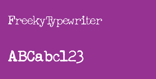 FreekyTypewriter