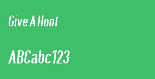 Give A Hoot