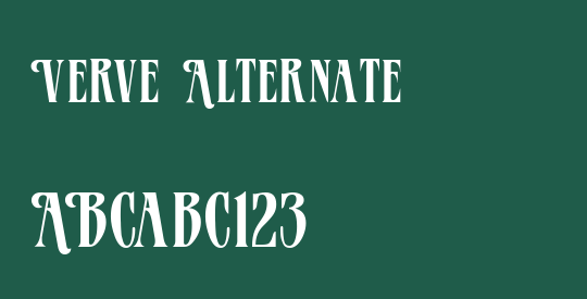 Verve Alternate