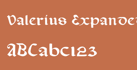 Valerius Expanded