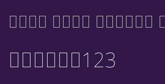 Noto Sans Arabic Thin