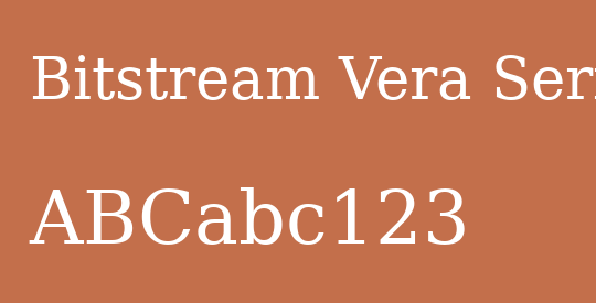 Bitstream Vera Serif