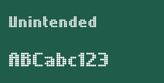 Unintended