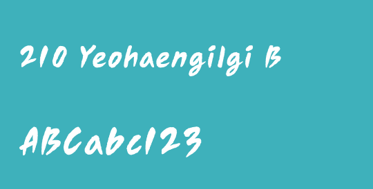 210 Yeohaengilgi B