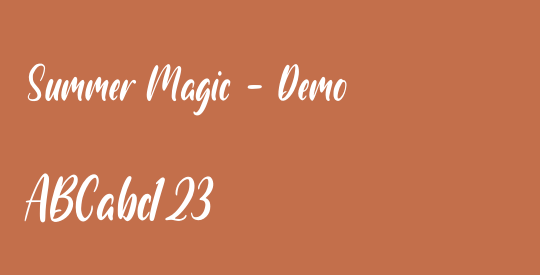 Summer Magic - Demo