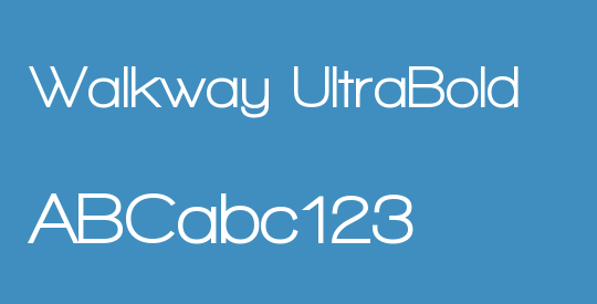 Walkway UltraBold