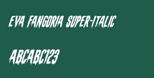 Eva Fangoria Super-Italic
