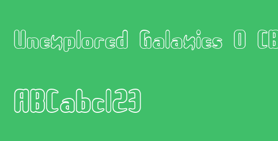 Unexplored Galaxies O (BRK)