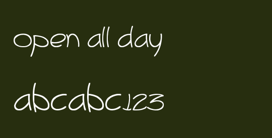 Open All Day