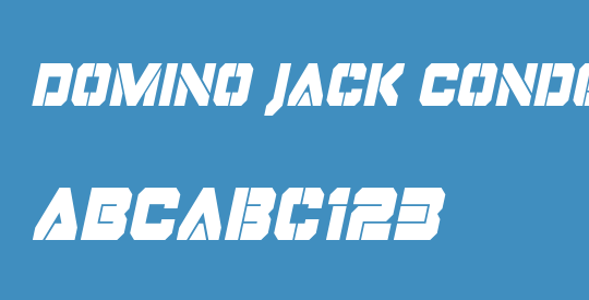 Domino Jack Condensed Italic