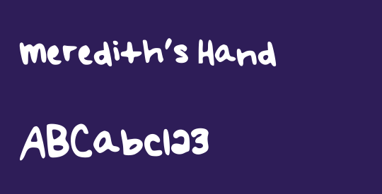 Meredith's Hand