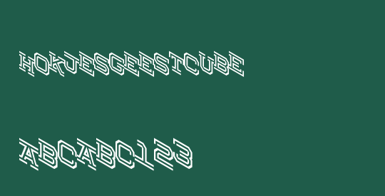 Hokjesgeestcube