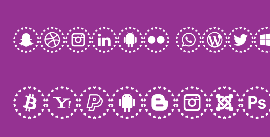 social networks colors