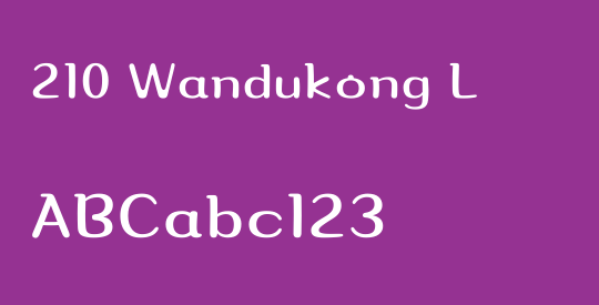 210 Wandukong L