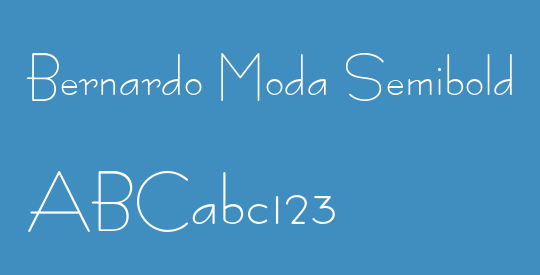 Bernardo Moda Semibold