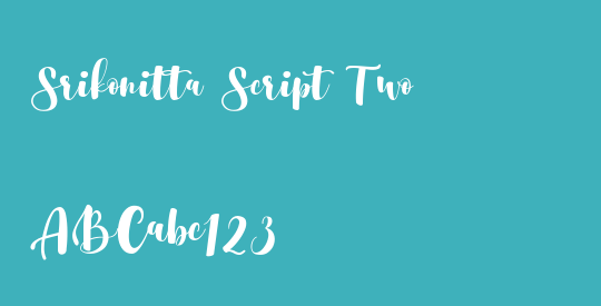 Srikonitta Script Two