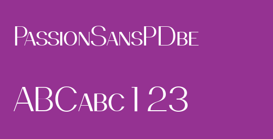 PassionSansPDbe