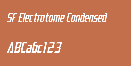SF Electrotome Condensed