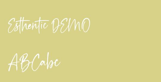 Esthentic DEMO