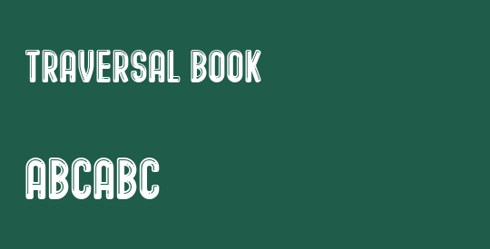 Traversal Book