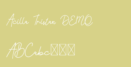 Acilla Tristan DEMO