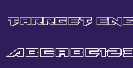 Tarrget Engraved