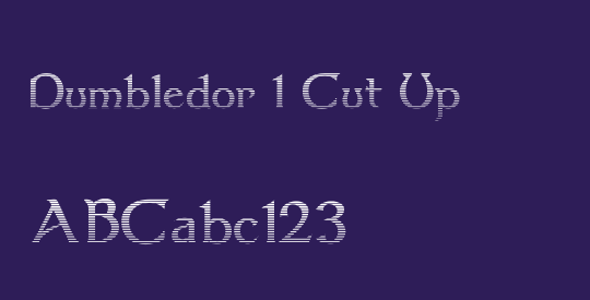 Dumbledor 1 Cut Up