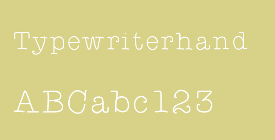 Typewriterhand
