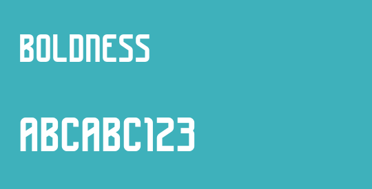 Boldness