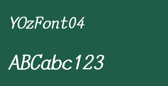 YOzFont04