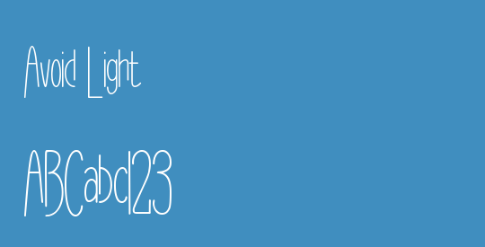 Avoid Light