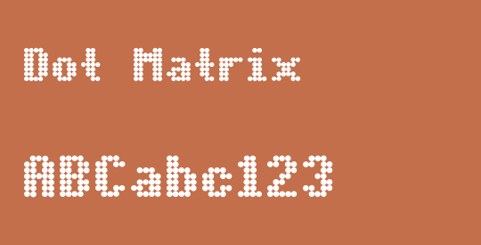 Dot Matrix
