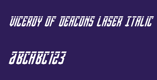 Viceroy of Deacons Laser Italic