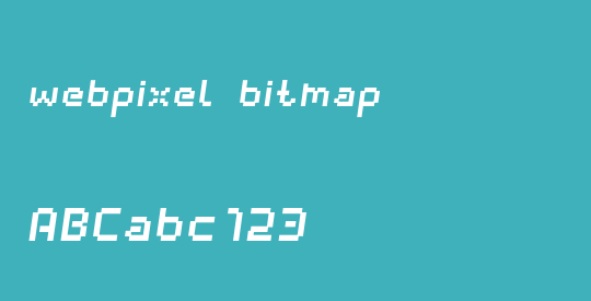 webpixel bitmap