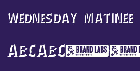 Wednesday Matinee
