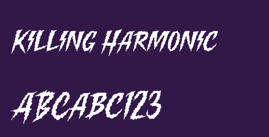 Killing Harmonic