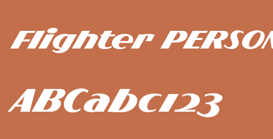 Flighter PERSONAL USE ONLY