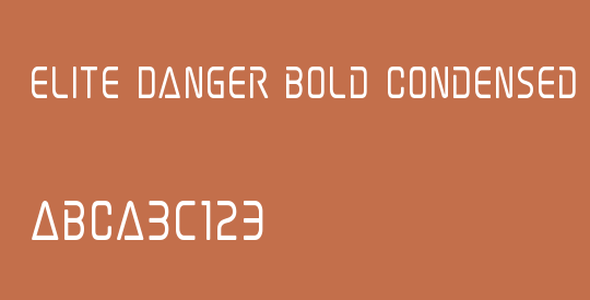 Elite Danger Bold Condensed