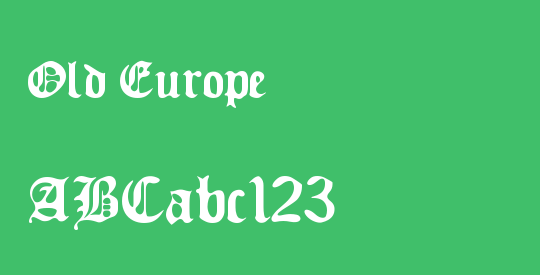 Old Europe